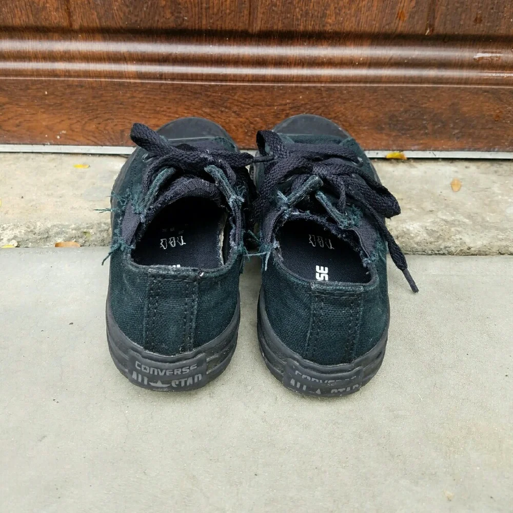 Little Boy's Black Converse